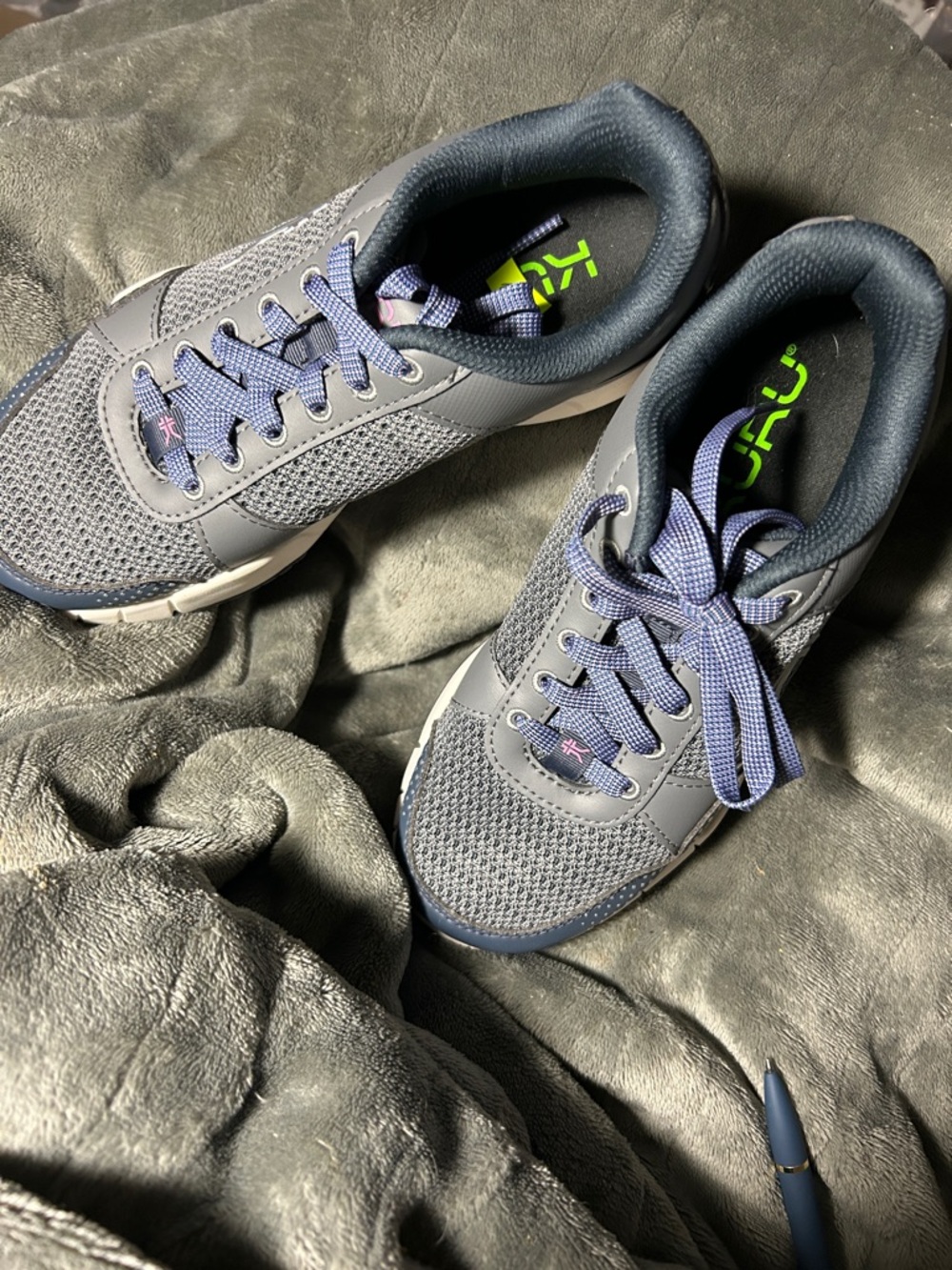 Kuru Women’s NWOB Quantum 2 Gray Athletic Shoes W/Kurucloud Footbed, Sz 7